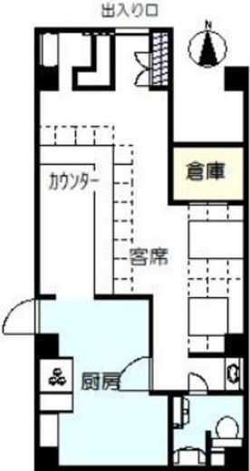 関ビル 1階 間取り図