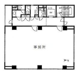 三輪ビル 6階 間取り図