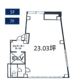 渋谷東KMビル 7階 間取り図