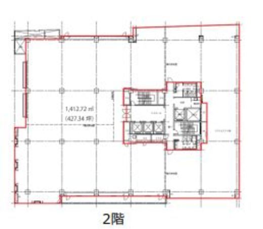 第二証券会館 2階 間取り図