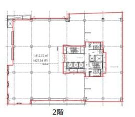 第二証券会館 2階 間取り図