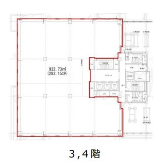 第二証券会館 3階 間取り図