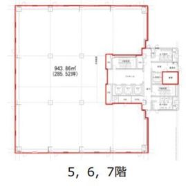 第二証券会館 5階 間取り図