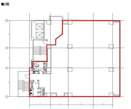 茅場町第2平和ビル 2階 間取り図