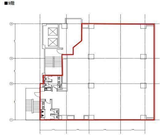 茅場町第2平和ビル 9階 間取り図