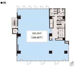 浜町平和ビル 6階 間取り図