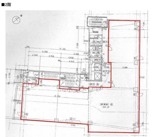 HF溜池ビルディング 2階 間取り図