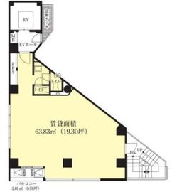 VORT秋葉原Ⅳ(旧:秋葉原シグマビル) 11階 間取り図