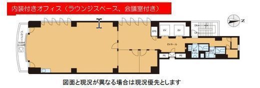 VORT京橋Ⅱ(旧:+SHIFT KYOBASHI) 3階 間取り図