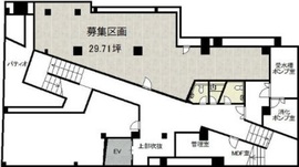 EastWest B1階A 間取り図