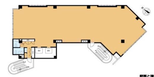 目黒Gビル 5階 間取り図
