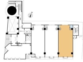 ロイヤルコート目黒(事務所) 104 間取り図