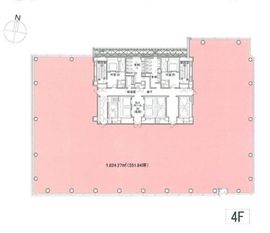 北の丸スクエア 4階 間取り図