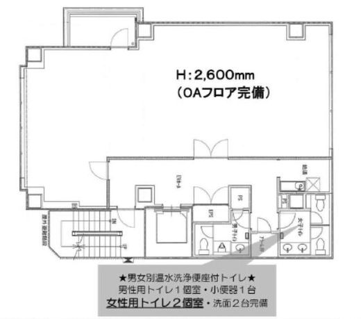 日宝秋葉原ビル 13階 間取り図