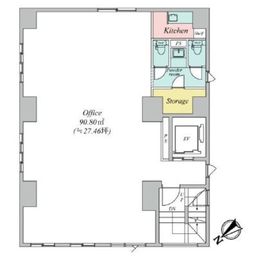 NCN南青山 3階 間取り図