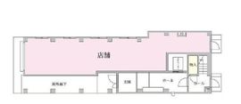 (仮称)麻布十番2丁目店舗 1階 間取り図