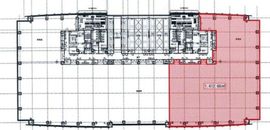 汐留ビルディング 5階分割 間取り図