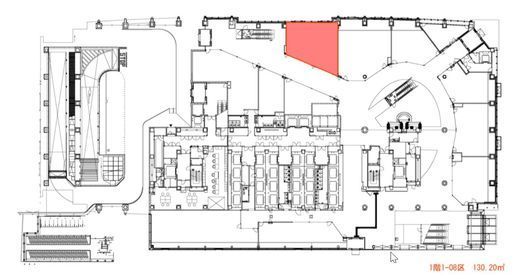 汐留ビルディング 1階1-08 間取り図