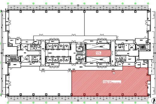トレードピアお台場 9階北・センター 間取り図