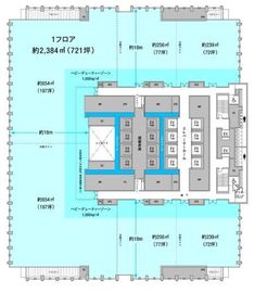 TODA BUILDING 14階 間取り図