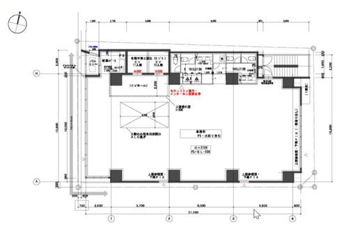グリーンスクエア新宿 5階 間取り図