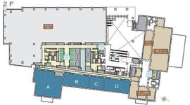 九段会館テラス 2階D 間取り図
