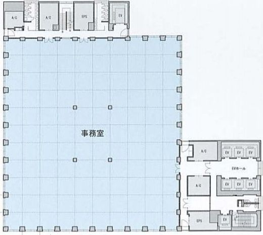 時事通信ビル 11階2 間取り図