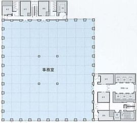 時事通信ビル 11階2 間取り図
