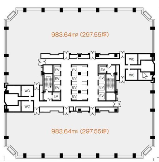 シーバンスN館 17階 間取り図