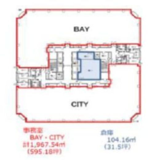 シーバンスN館 24階 間取り図