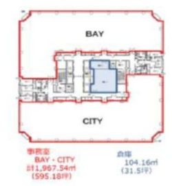 シーバンスN館 24階 間取り図