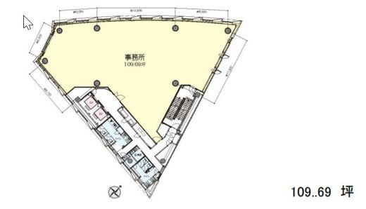 明産霞が関ビルディング 4階 間取り図