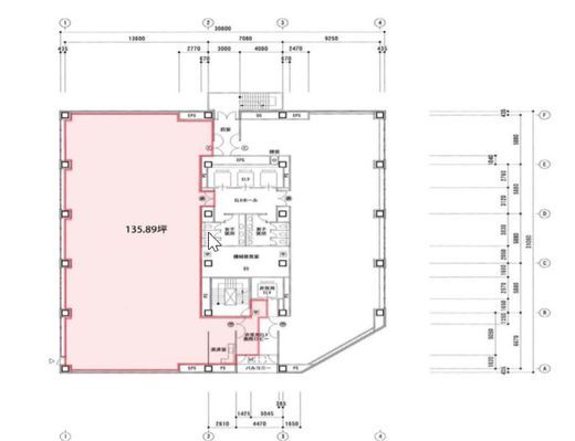 明産高浜ビル 9階 間取り図