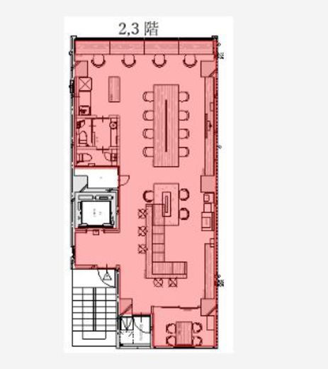 iD EBISU(旧:SJ EBISU) 2～3階 間取り図