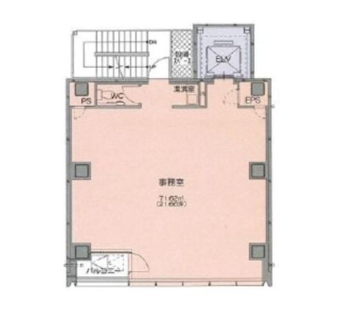 銀座京屋ビル 7階 間取り図