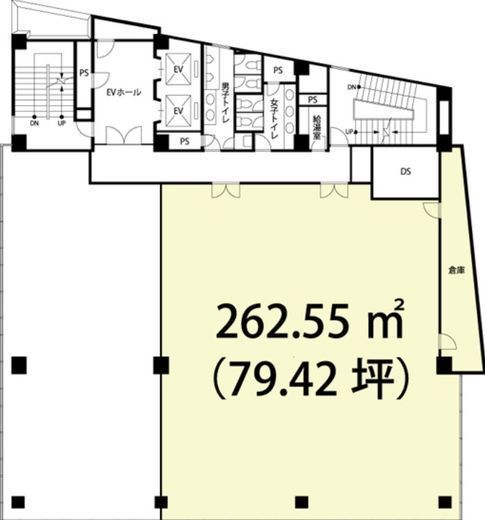 東邦電気工業本店ビル 4階B 間取り図