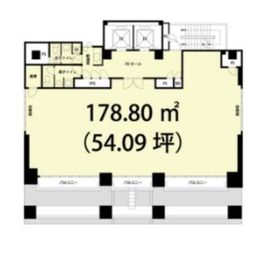 アスク銀座ビル 8階 間取り図