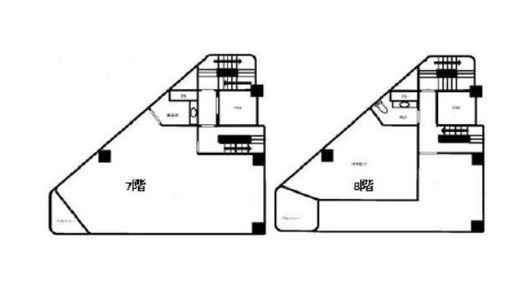 日東本石町ビル 7.8階 間取り図