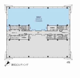 兼松ビルディング 4階 間取り図