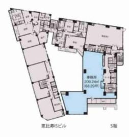 恵比寿ISビル 5階7号 間取り図