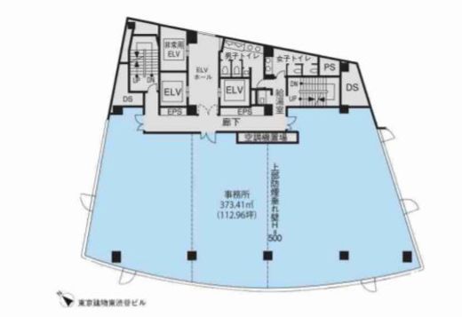 東京建物東渋谷ビル 4階 間取り図