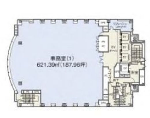 ヒューリック小舟町ビル 10階 間取り図