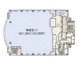 ヒューリック小舟町ビル 10階 間取り図