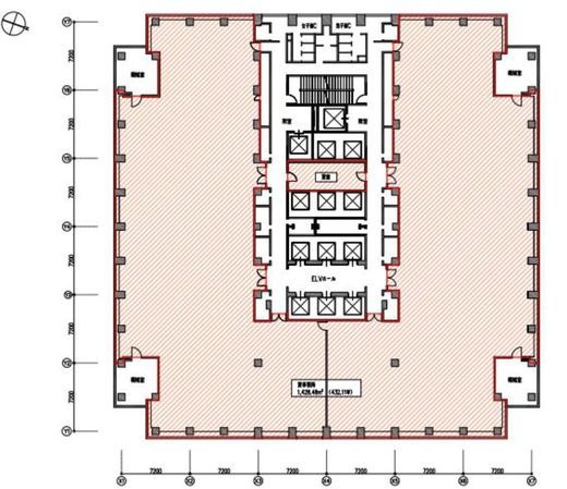 ニューオータニガーデンコート 12階 間取り図