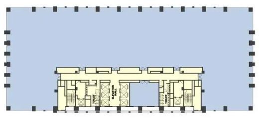 丸の内トラストタワーN館 14階3 間取り図