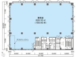 NMF駿河台ビル 6階 間取り図