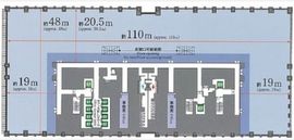 大手町パークビルディング 7階 間取り図