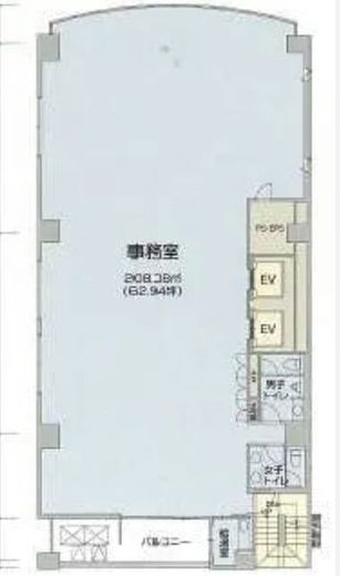 FDC麹町ビル 3階 間取り図