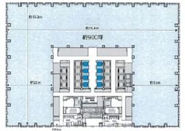 丸の内二重橋ビルディング 18階 間取り図