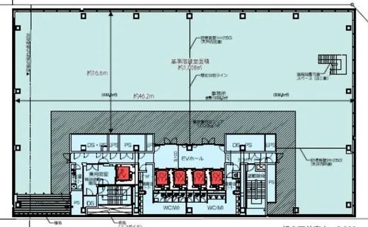 (仮称)東宝日比谷プロムナードビル 3階 間取り図
